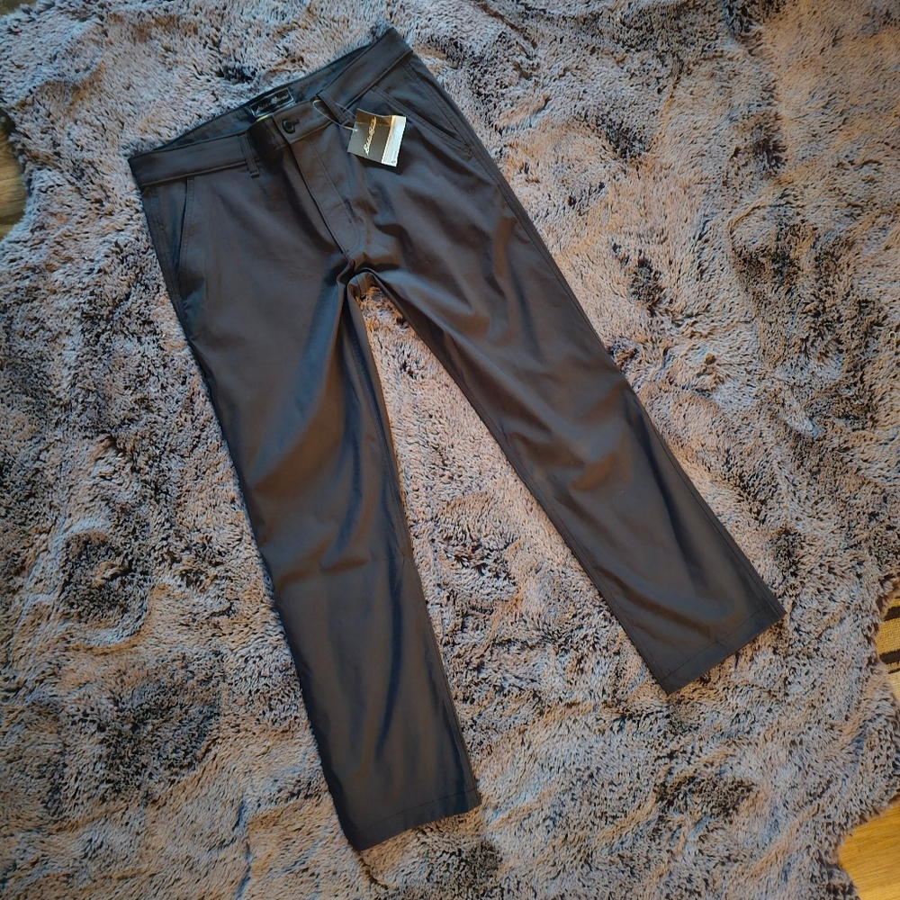 NWT Dry-fit Grey Eddie Bauer Pants 35 x 32